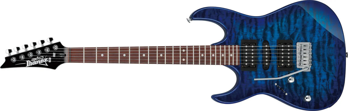Ibanez - Guitare électrique 6 cordes GIO RX - Transparent Blue Burst (gaucher)