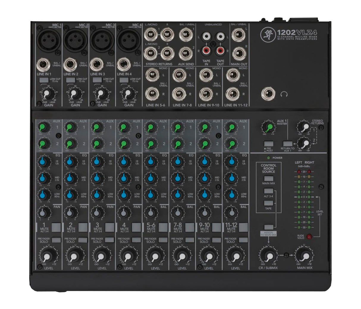 Mackie - 1202VLZ4 Console de mixage compacte 12 canaux