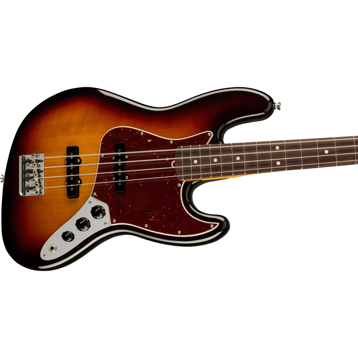 Fender - American Professional II Jazz Bass, touche en palissandre - Sunburst 3 tons - 0193970700