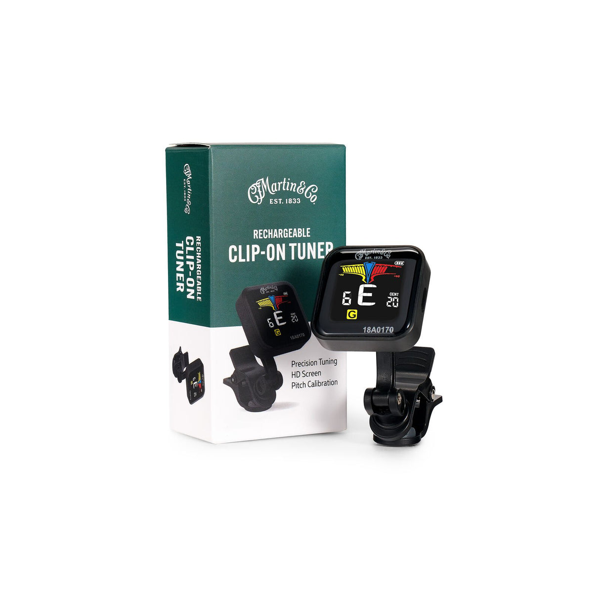 Accordeur à pince rechargeable Martin