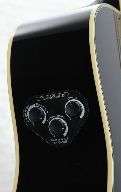 Yamaha - Guitare transacoustique FG avec table en épicéa massif - Noir