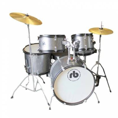 Batterie acoustique junior 5 pièces Rhythm Band Sparkle Grey