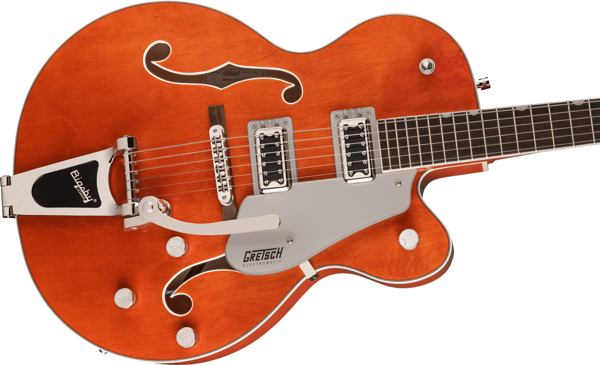Gretsch Guitars - G5420T Electromatic Classic Hollow Body Single-Cut avec Bigsby, touche en laurier - Orange Stain 2506115512