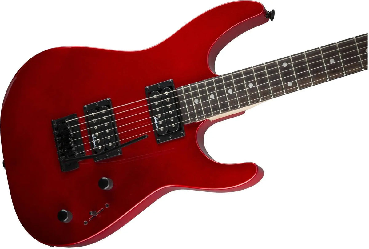 Guitares Jackson - Série JS Dinky JS11, touche en amarante - Rouge métallisé 2910121552