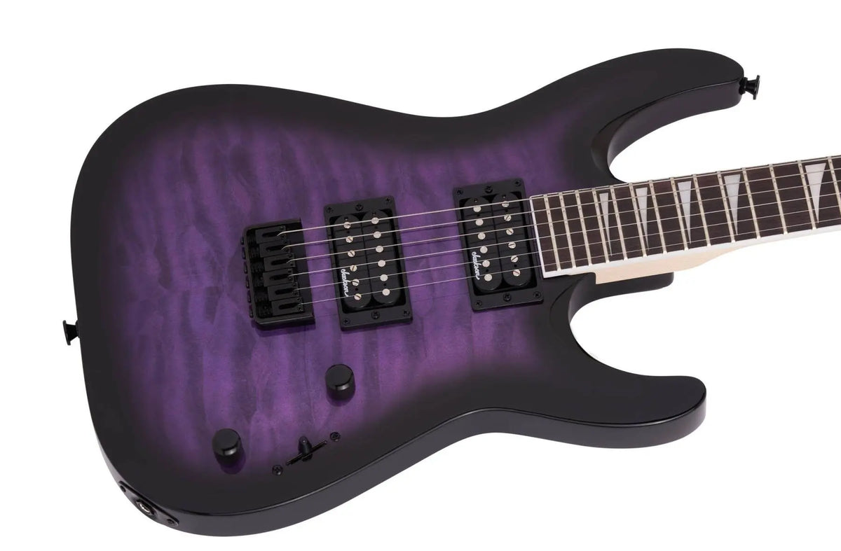 Jackson Guitars - JS Series Dinky Arch Top JS32Q DKA HT, Amaranth Fingerboard - Transparent Purple Burst 2918809592