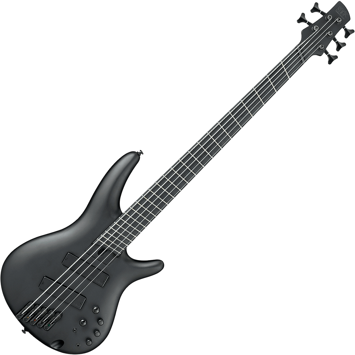 Ibanez - SR Iron Label Basse électrique 5 cordes multidiapason - Noir mat - SRMS625EXBKF