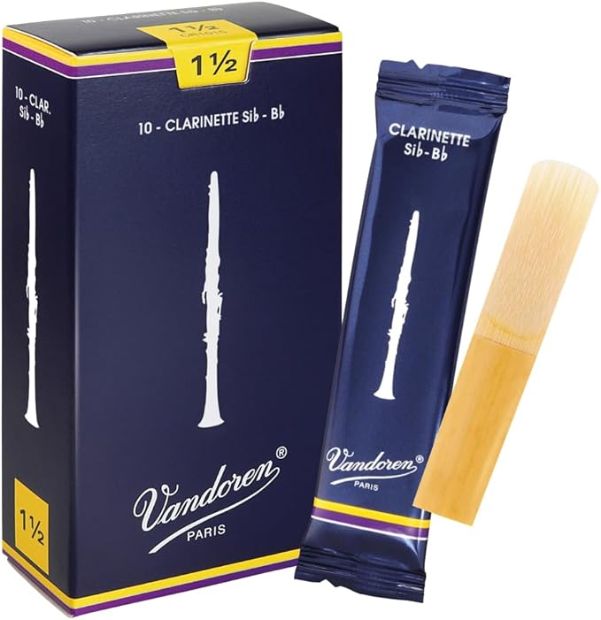 Vandoren CR1015 Anches Traditionnelles Clarinette Sib Force 1.5