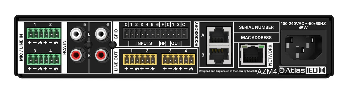 Pre-owned AtlasIED Atmosphere 4-Zone Audio Processor