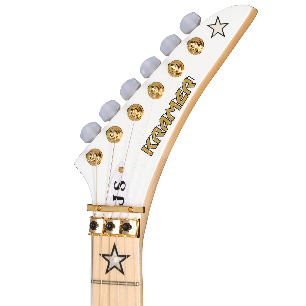 Kramer - Guitare électrique Jersey Star avec housse - White Pearl