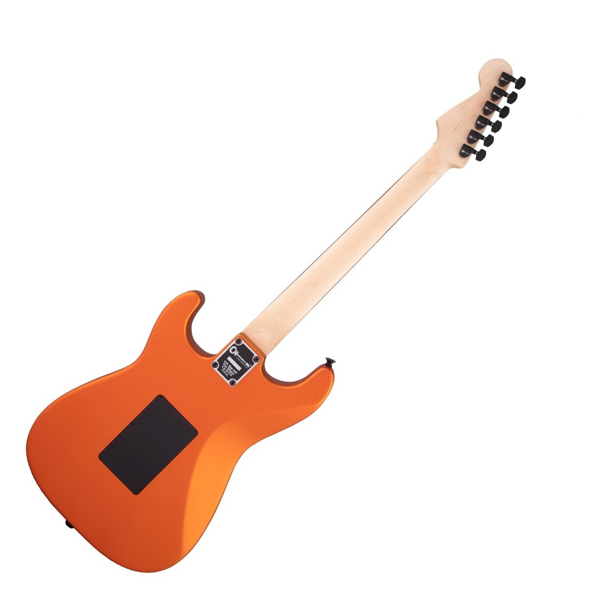 Charvel Pro Mod SC1 Electric Guitar HH Floyd Rose Ebony in Satin Orange Blaze