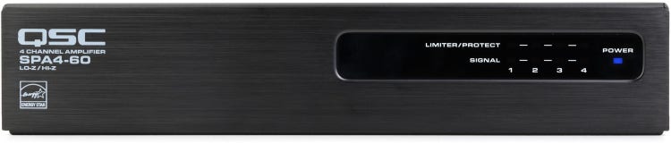 Amplificateur de puissance QSC SPA4-60 60 W à 4 canaux 70 V