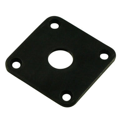 Plaque jack carrée WD Music pour Gibson Les Paul - Noire