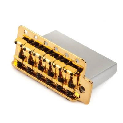 Fender - Vintage-Style Strat Bridge Assembly (2-3/16 Spacing) - Gold