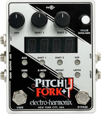 Electro-Harmonix - Pédale de changement de hauteur polyphonique Pitch Fork+