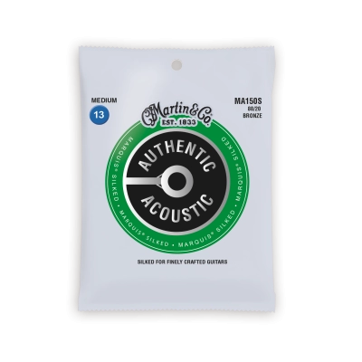 Martin - Authentic Acoustic Marquis 80/20 Bronze - Cordes Medium Silked 13-56