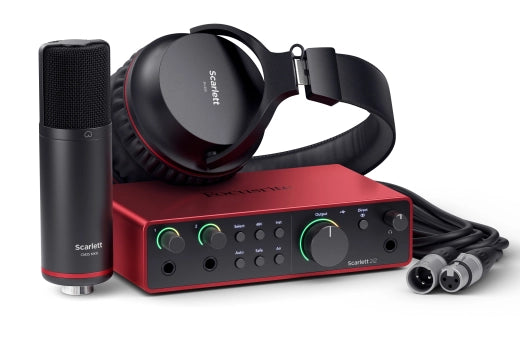 Focusrite - Scarlett 2i2 Studio 4th Gen with Mic and Headphones