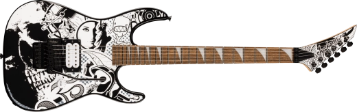 Jackson Guitars - Guitare électrique Dinky DK1 H série X avec touche en laurier - Skull Kaos