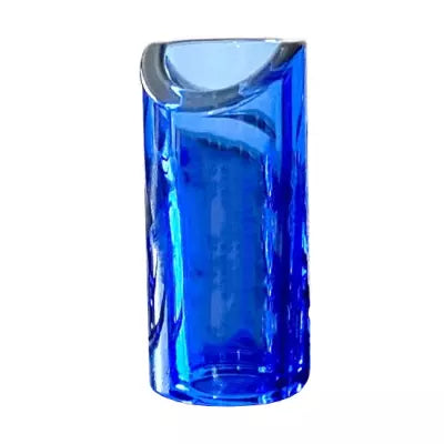 The Rock Slide - Moulded Glass Rock Slide, Medium - Sapphire