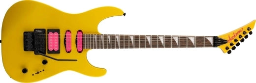 Jackson Guitars - Série X Dinky DK3XR HSS, touche en laurier - Jaune Caution