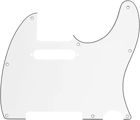 Fender - 3-Ply Pickguard for Telecaster 8-Hole Mount - Parchment