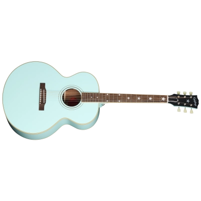 Epiphone - J-180 LS Acoustic/Electric Guitar with Hardshell Case - Kerry Green