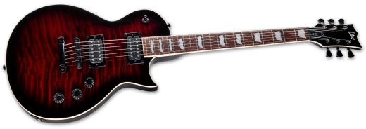 ESP Guitars - Guitare électrique LTD EC-256QM en érable matelassé - See Thru Black Cherry Sunburst