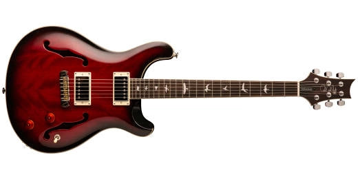 PRS Guitars - Guitare électrique standard SE Hollowbody - Fire Red Burst