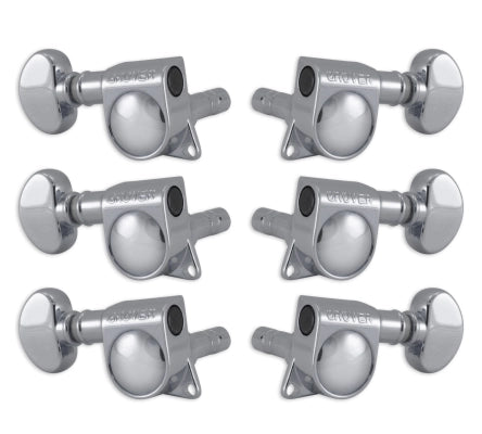 Grover - Mini mécaniques Rotomatic à verrouillage - Chrome 3+3