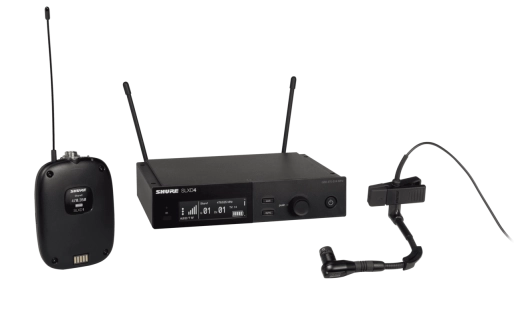 Shure - SLXD14 Wireless System with Beta 98H/C Miniature Instrument Mic - J52
