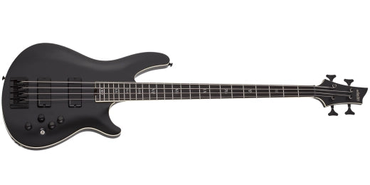 Schecter - Basse 4 cordes SLS Elite-4 Evil Twin - Noir satiné
