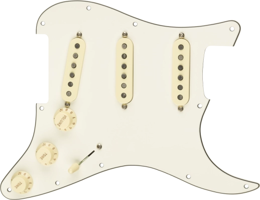 Fender - Pre-Wired Strat Pickguard Custom Shop Custom 69 SSS 11 Hole - Parchment