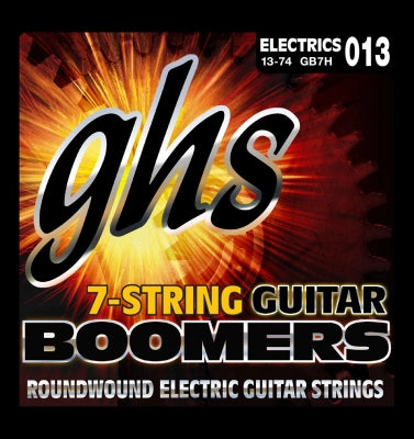 Cordes GHS - Jeu de cordes pour guitare électrique 7 cordes Boomers - 13-74