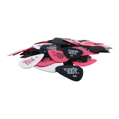 Ernie Ball - Médiators assortis de taille moyenne - Paquet de 144