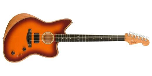 Fender - American Acoustasonic Jazzmaster, touche ébène - Tobacco Sunburst