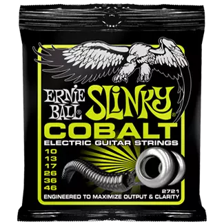 Cordes pour guitare électrique Ernie Ball Cobalt Slinky - Standard - 10-46