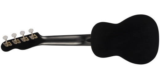 Fender - Venice Soprano Ukulele, Walnut Fretboard - Black 0971610706