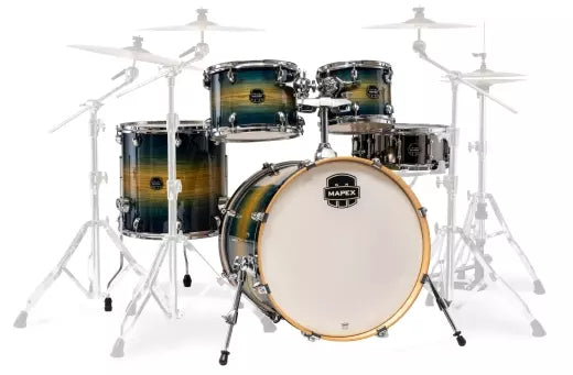 Mapex - Pack de 5 cartouches Armory (22, 10, 12, 16, SD) - Rainforest Burst