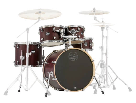 Mapex - Pack de 5 fûts Mars Series (22, 10, 12, 16, SD) - Bois de sang