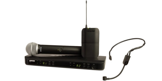 Shure - BLX1288/PGA31 Dual-Channel Combo Wireless System (H11: 572-596 MHz)
