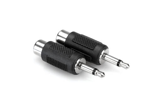 Hosa - Adaptateurs RCA vers jack 3,5 mm TS, lot de 2