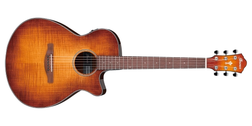 Ibanez - Guitare acoustique/électrique AEG70 - Violon vintage brillant