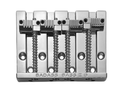 All Parts - Leo Quan Badass II 4-String Bass Bridge - Chrome