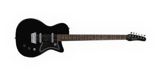 Danelectro - 56 Baritone Single Cutaway Electric Guitar with Dolphin Headstock - Black