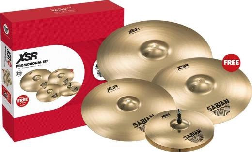 Sabian - XSR Performance Set 14HH/16C/20R avec 18 pouces offerts