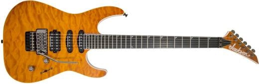 Jackson Guitars - Pro Series Soloist SL3Q MAH, touche ébène - Ambre foncé