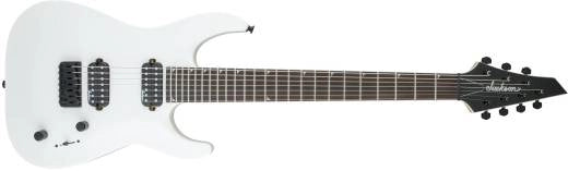 Jackson Guitars - Série JS Dinky Arch Top JS32-7 DKA HT, touche amarante - Blanc neige