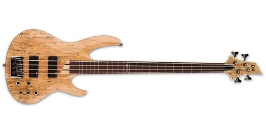 ESP Guitars - Basse fretless LTD B-204SM - Satin naturel