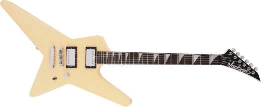 Guitares Jackson - Série JS Signature Gus G. Star JS32T, touche amarante - Ivoire