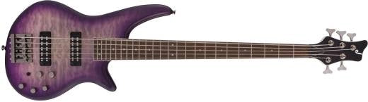 Jackson Guitars - Basse Spectra JS3QV, touche en laurier - Purple Phaze