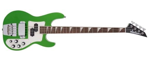 Jackson Guitars - Basse de concert série X CBXNT DX IV, touche en laurier - Absynthe Frost